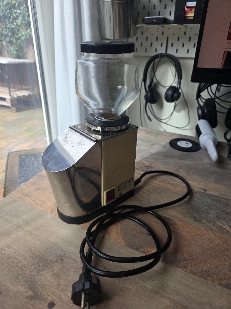Quick Mill Tipo 023B koffiemolen (klassieker, goede staat), Witgoed en Apparatuur, Overige modellen, 10 kopjes of meer, Gemalen koffie