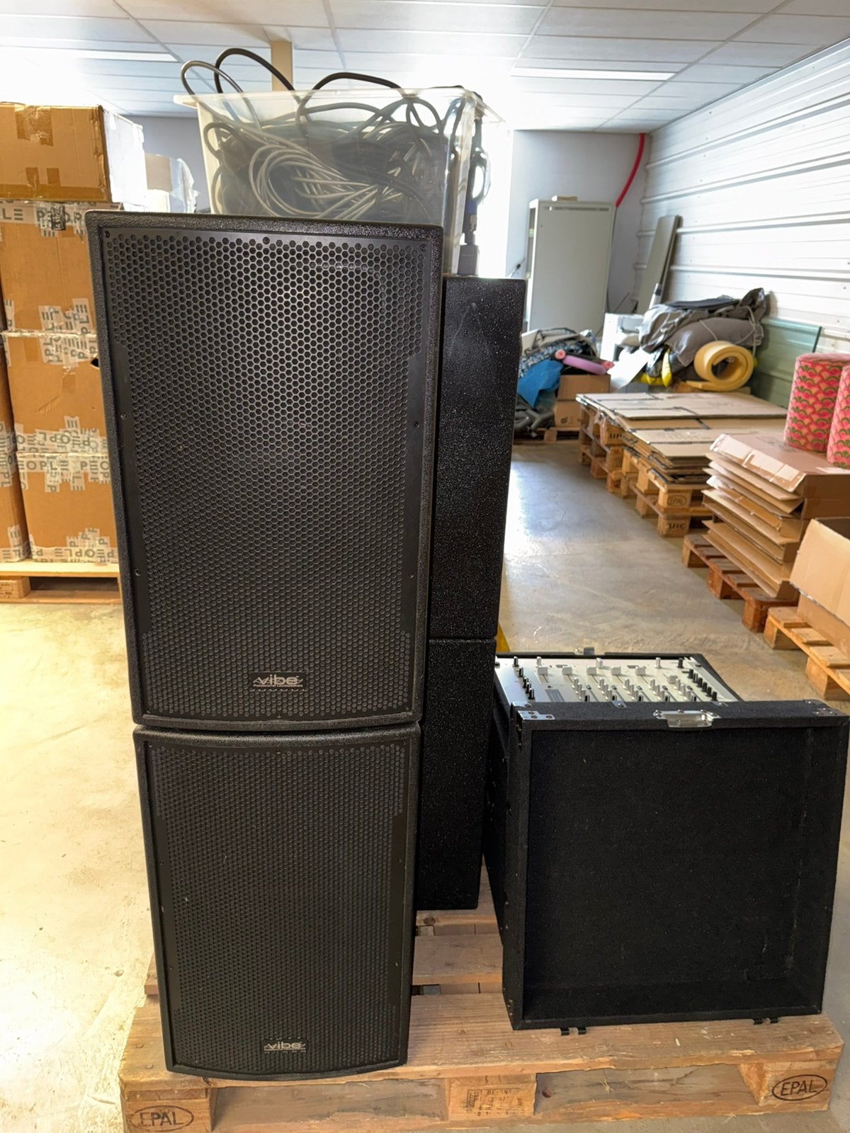 JB Systems Vibe Speakers en subs. Complete DJ set, Audio, Tv en Foto, Luidsprekers, Ophalen, Zo goed als nieuw, Overige merken