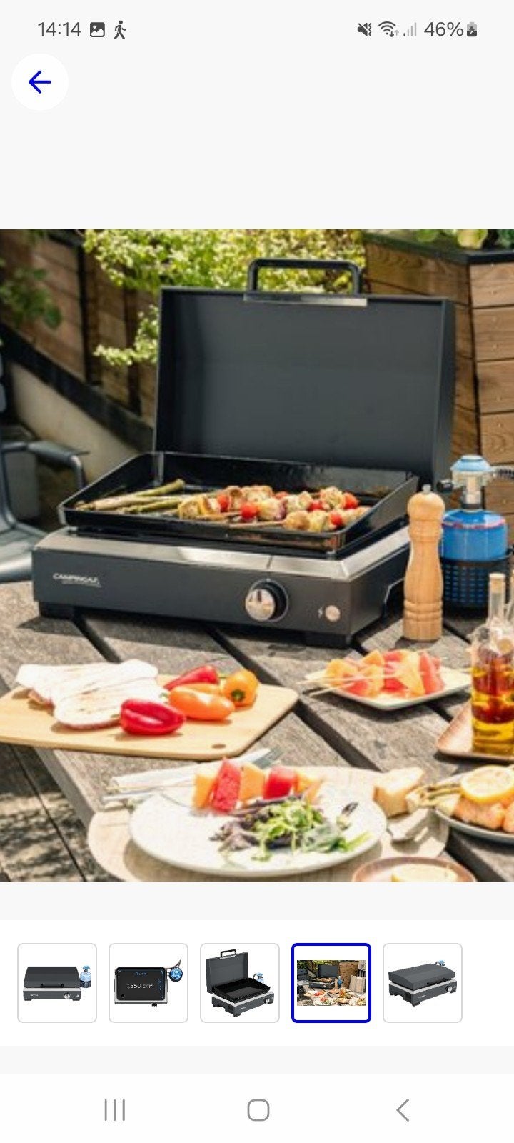 Campingaz Sigma 1 CV Plancha Gasbarbecue, Ophalen, Nieuw