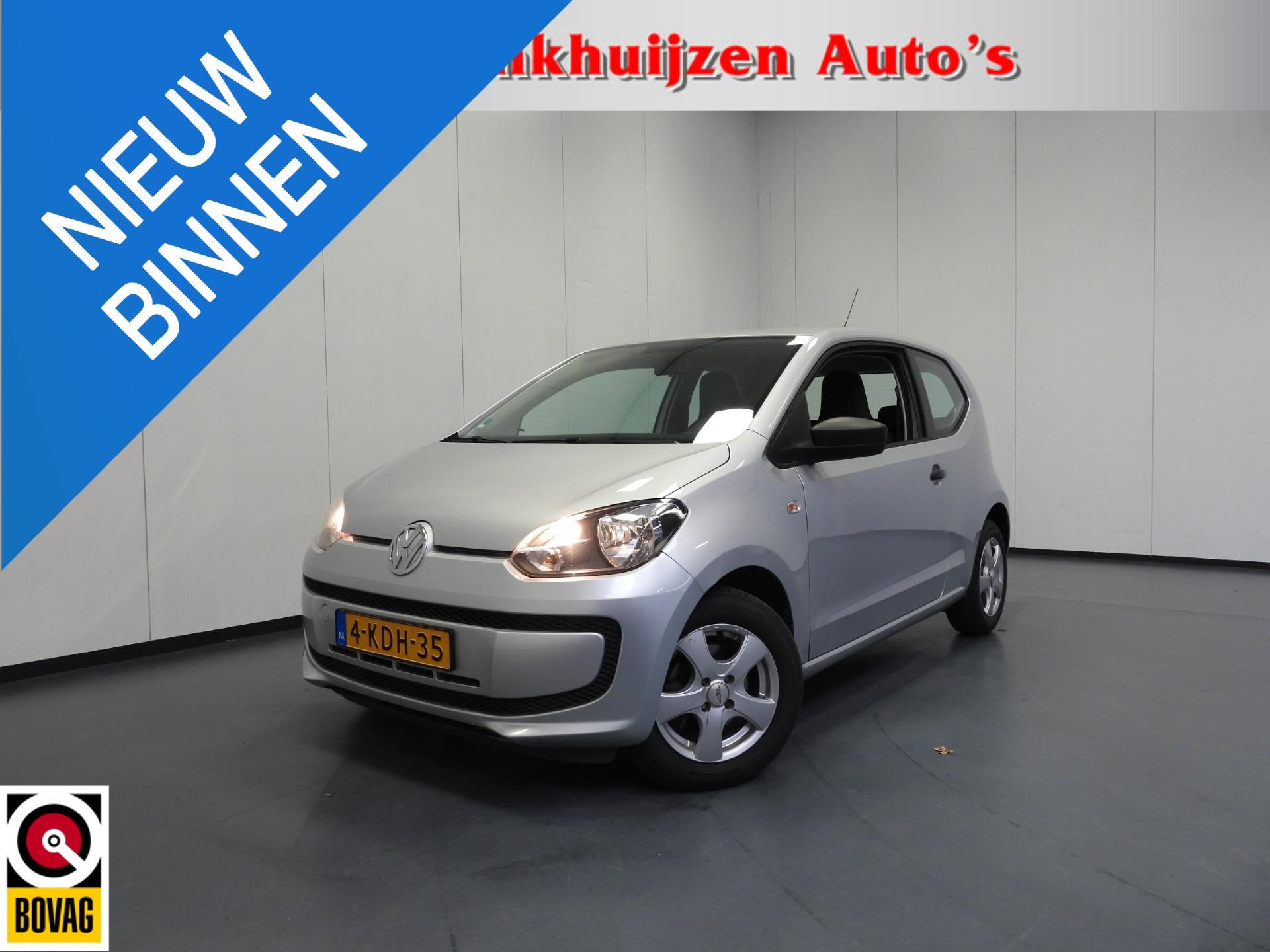 Volkswagen Up! 1.0 Move Up! AIRCO/LMV/55.088KM!, Auto's, Voorwielaandrijving, Euro 5, Stof, Gebruikt