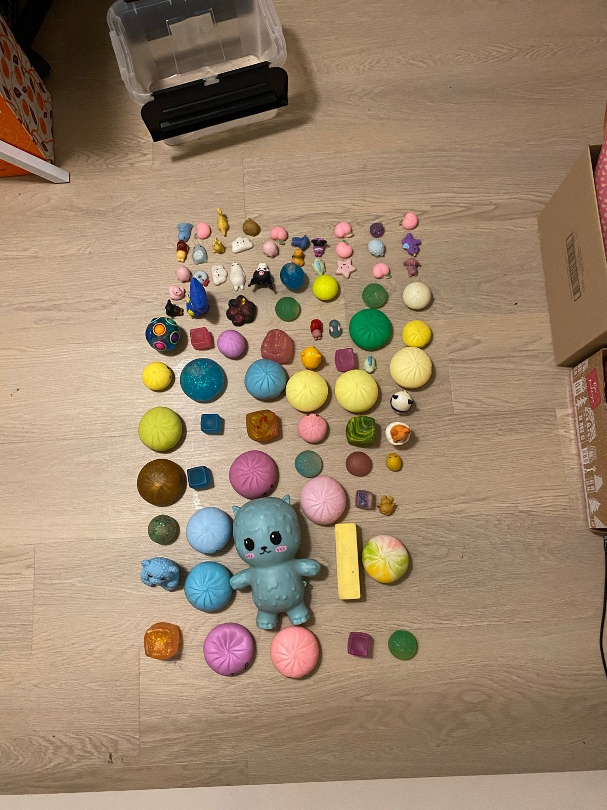 Grote collectie squishies en fidget toys, Ophalen of Verzenden, Gebruikt, Jongen of Meisje
