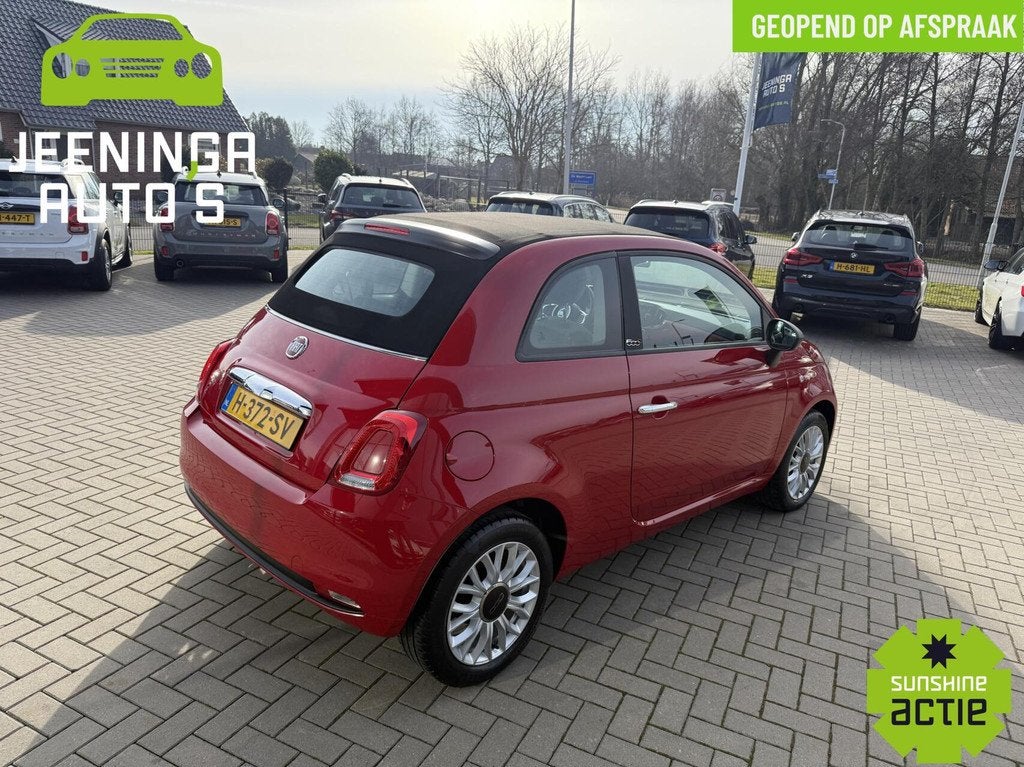 Fiat 500 0.9 TwinAir Turbo Star|Navi|PDC|AppleCarPlay|NAP, Auto's, Fiat, Stof, Cabriolet, Origineel Nederlands, Bedrijf