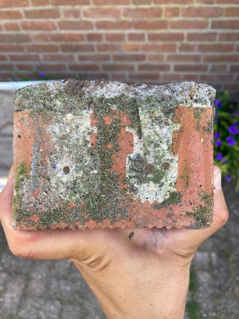 Vuilwerklatei, 2 stuks, Doe-het-zelf en Verbouw, Metselstenen, Ophalen, Bakstenen