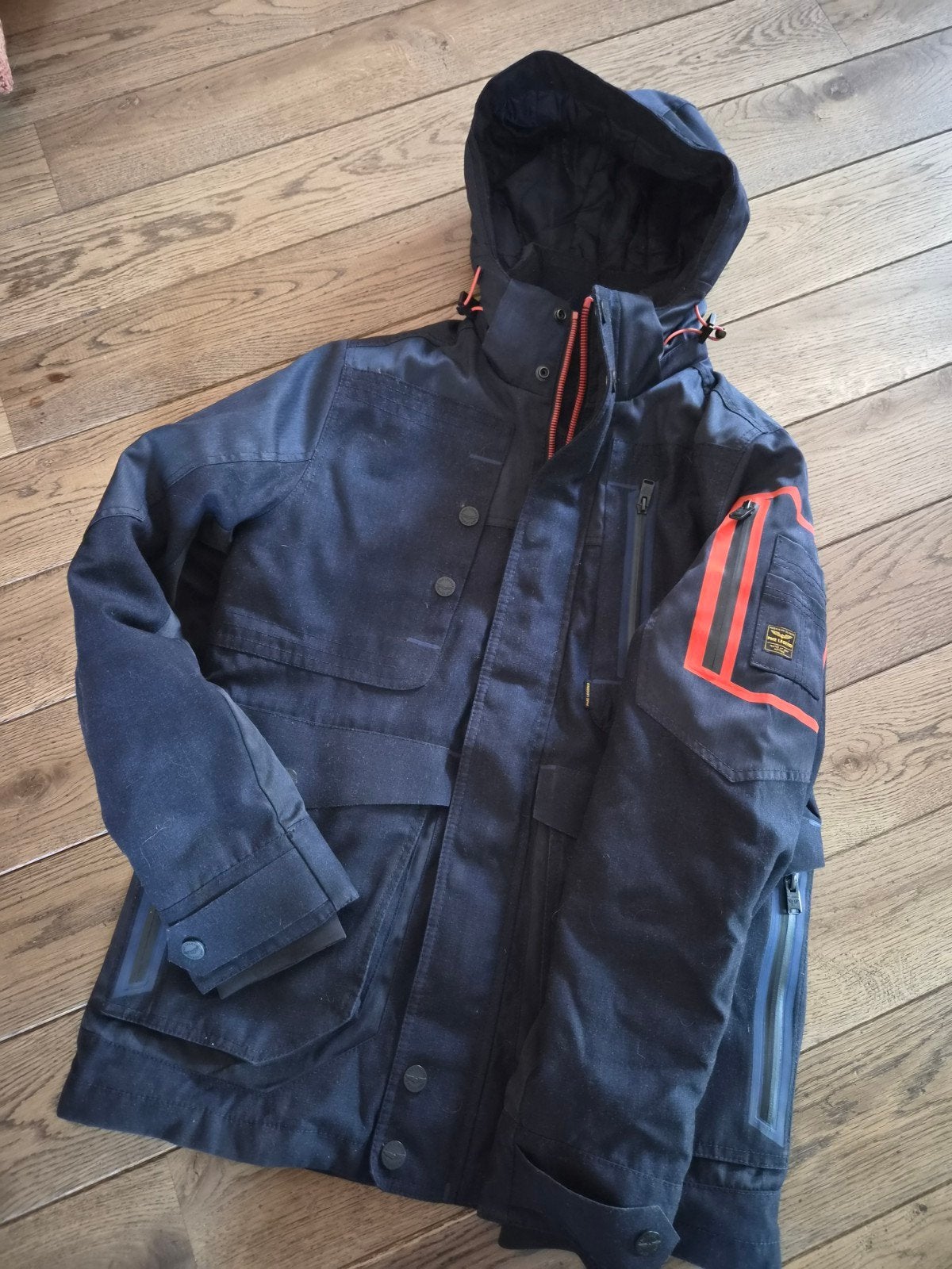 PME Legend Aircombat gevoerde jas S/M, Kleding | Heren, Ophalen of Verzenden, Zo goed als nieuw, Blauw, PME Legend
