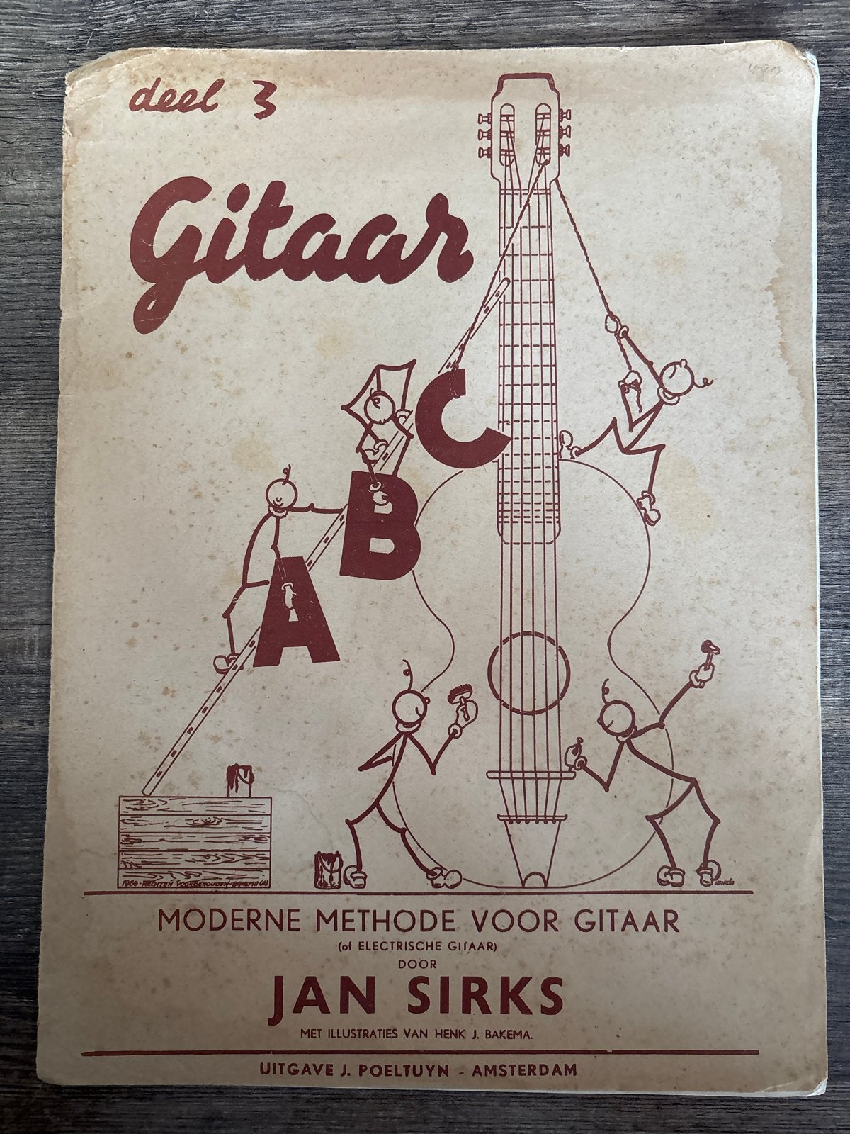 Gitaar ABC deel 3 - Moderne Methode voor Gitaar, Overige genres, Les of Cursus, Ophalen of Verzenden, Gitaar