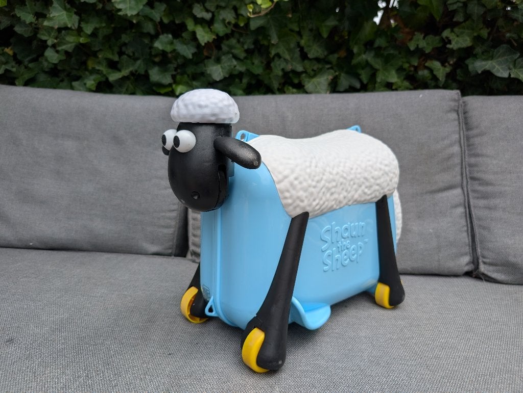 Shaun het Schaap Kinderkoffer, Gebruikt, Hard kunststof, Minder dan 50 cm, Minder dan 35 cm
