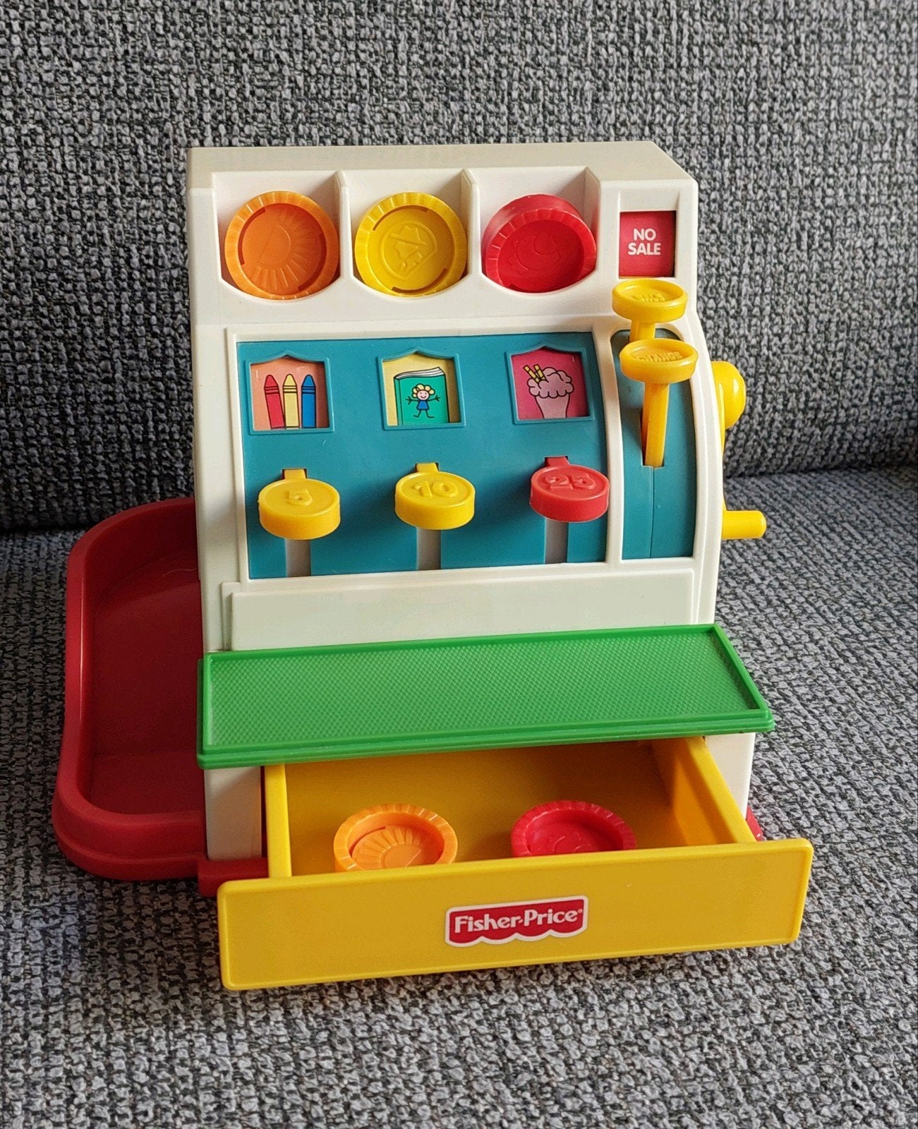 Kassa Fisher Price met 5 munten, Ophalen, Speelset