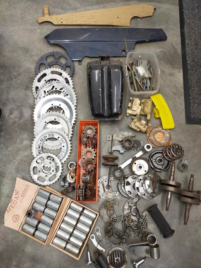 Div. Oldtimer onderdelen bromfiets. MOET WEG!, Ophalen of Verzenden, Gebruikt, Overige typen