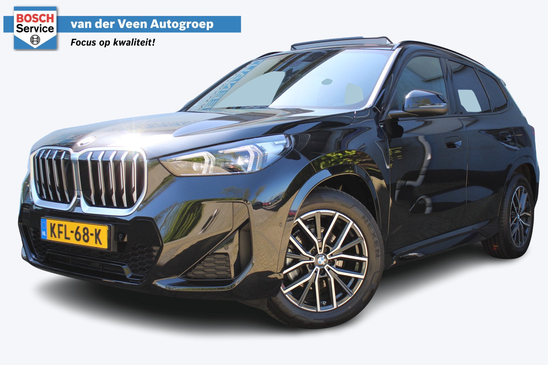 BMW X1 sDrive18i M-Sport | Panorama dak | Elektrisch wegklap, 136 pk, Gebruikt, Automatische klimaatregeling, Zwart