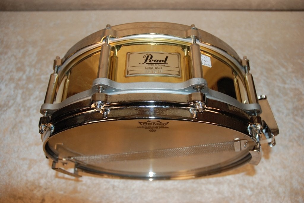 Pearl Free floating brass snare, nieuw vel 14x5 inch, Drums of Percussie, Nieuw, Ophalen of Verzenden, .