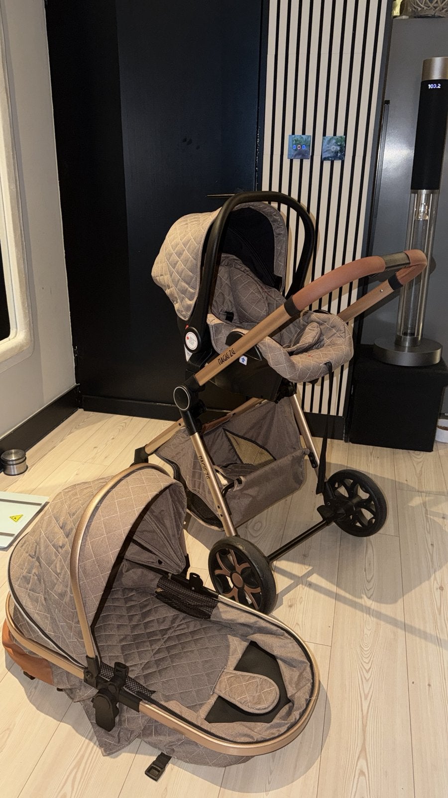 3-in-1 kinderwagen! OPVOUWBAAR, Kinderen en Baby's, Ophalen of Verzenden, Zo goed als nieuw, Overige merken
