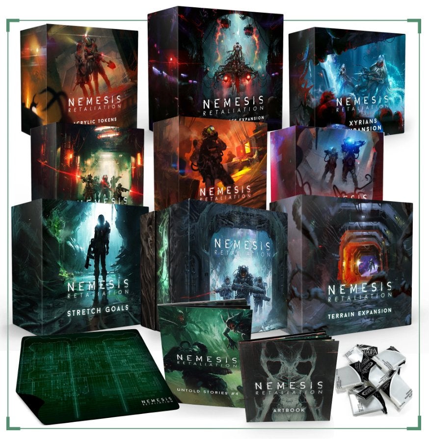 Nemesis Retaliation sundrop + additionals, Ophalen, Zo goed als nieuw, Awaken Realms