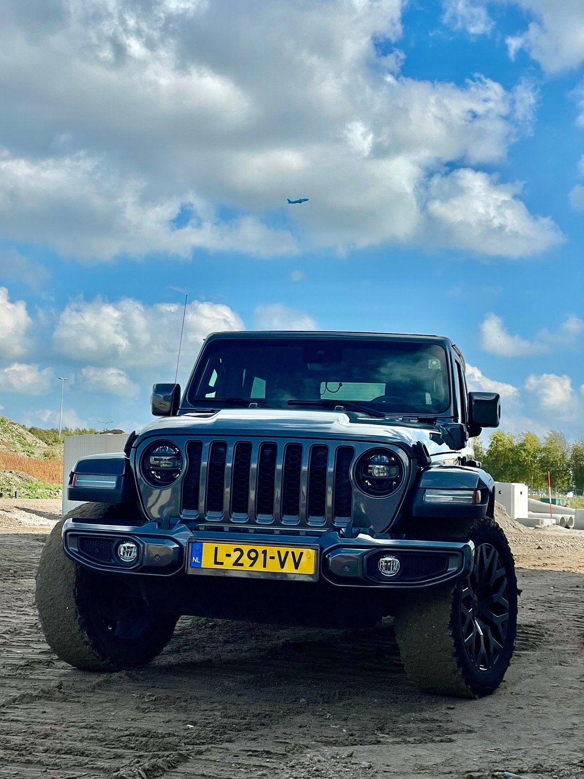 Jeep Wrangler 4xe Phev 380pk 4D Aut. 2021 Crystal Granite, Auto's, Automaat, 1995 cc, Zwart, 4 cilinders