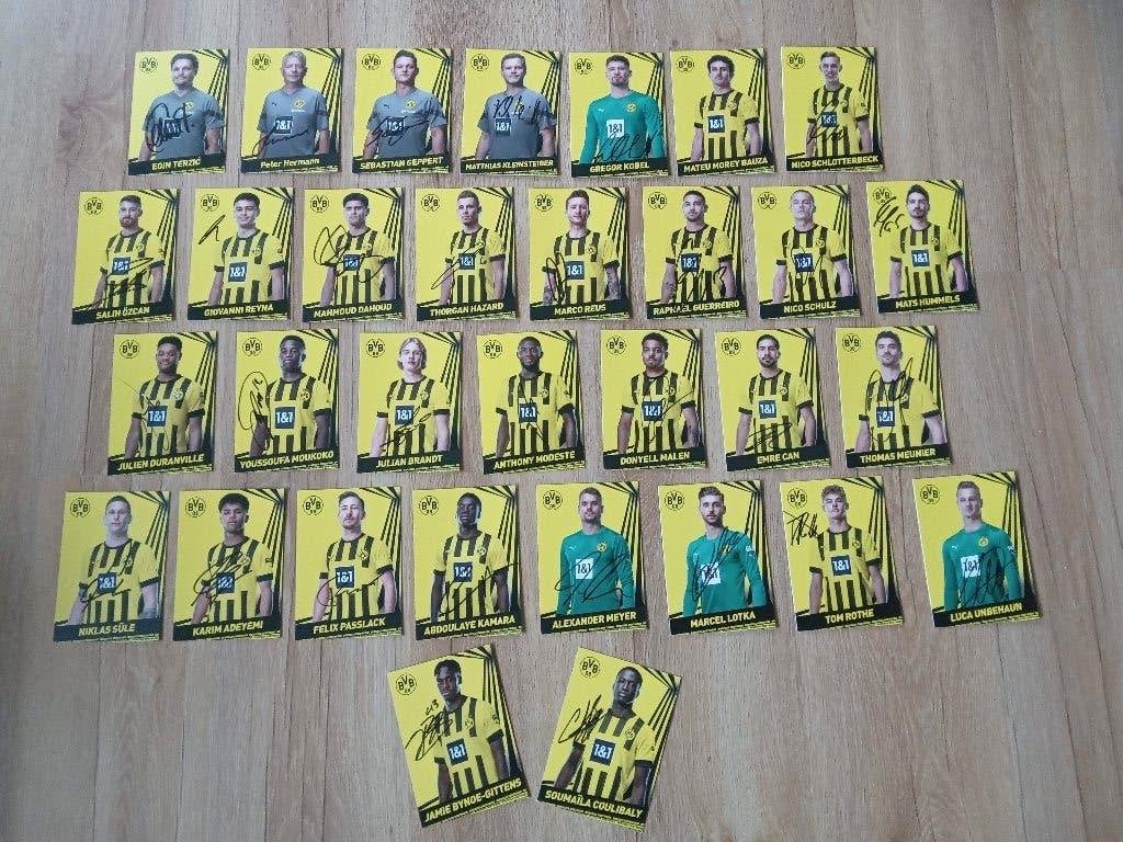 2022-2023 set spelerskaarten van Borussia Dortmund, Ophalen of Verzenden, Nieuw, Buitenlandse clubs, Spelerskaart