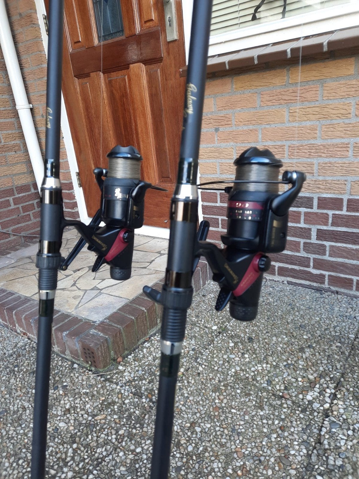 Complete Galaxy Carp hengelset met Browning molens, Ophalen, Gebruikt, Complete hengel