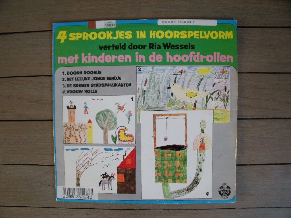 4 sprookjes in hoorspelvorm, LP, Gebruikt, Ophalen of Verzenden, Verhaal of Sprookje
