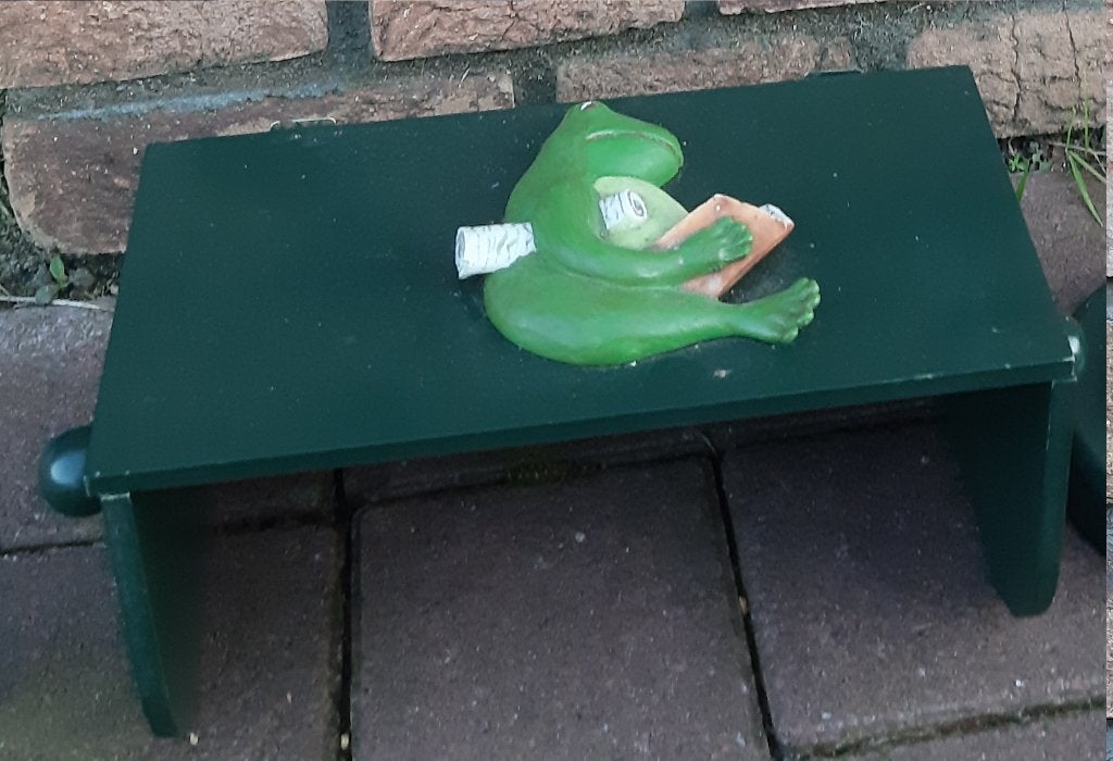WC-rol houder Kikker, groen, Ophalen of Verzenden, Gebruikt, Groen, Toilet-accessoire