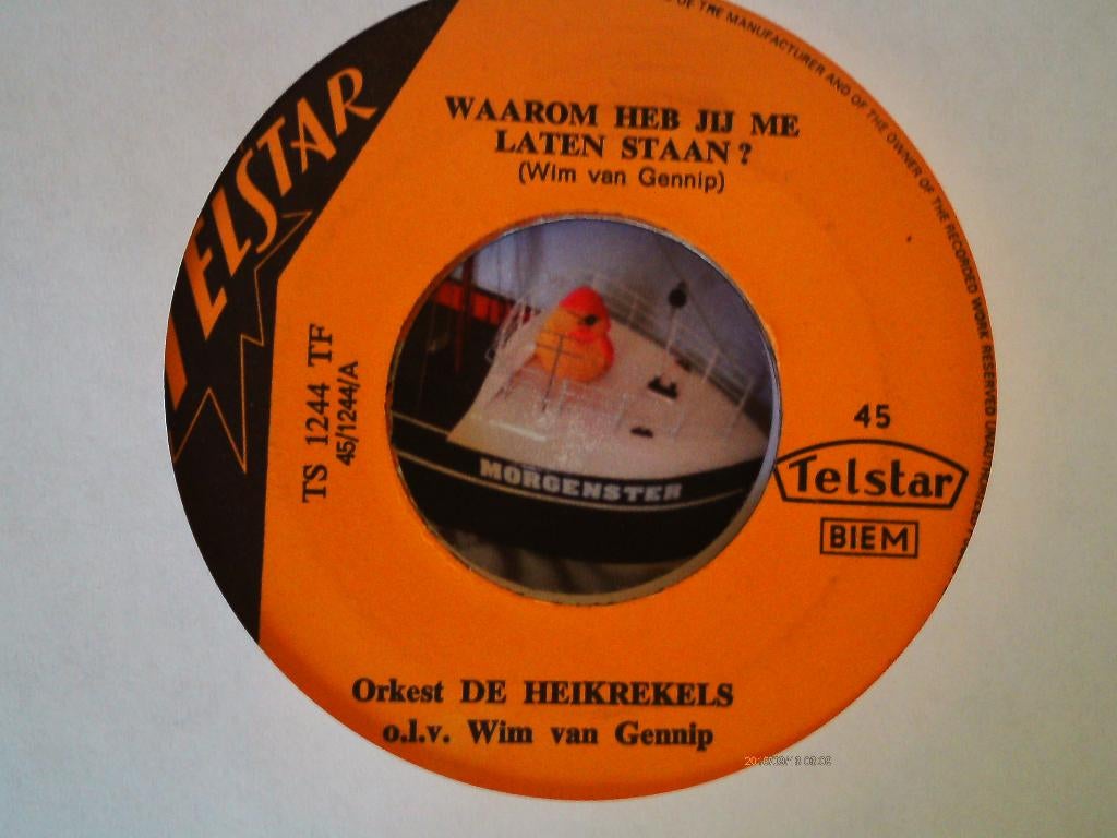 heikrekels - waarom heb jij me laten staan 29a, 7 inch, Single, Ophalen of Verzenden, Nederlandstalig