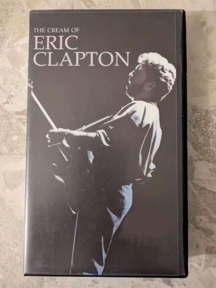 VHS Eric Clapton - The Cream Of Eric Clapton 081 188 3 Pal, Gebruikt, Alle leeftijden, Muziek en Concerten, Ophalen of Verzenden