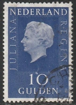 Nederland 1969 958b Juliana 10g fluor, Gest Maastricht, Postzegels en Munten, Postzegels | Nederland, Ophalen of Verzenden, Na 1940