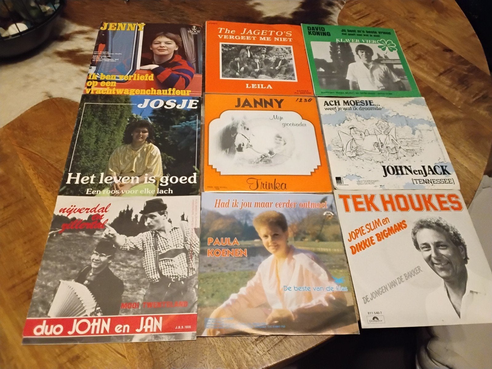 partij singles setje 9 stuks piraat, Cd's en Dvd's, Vinyl | Nederlandstalig, Ophalen of Verzenden, Gebruikt, Overige formaten