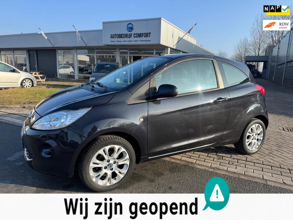 Ford Ka 1.2 Cool&Sound. LAGE KM-STAND., Auto's, Voorwielaandrijving, Stof, Gebruikt, 4 cilinders