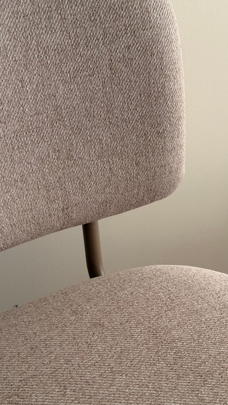 Beige barkruk - Zithoogte 70cm, 60 tot 90 cm, Nieuw, Ophalen of Verzenden, 1 kruk