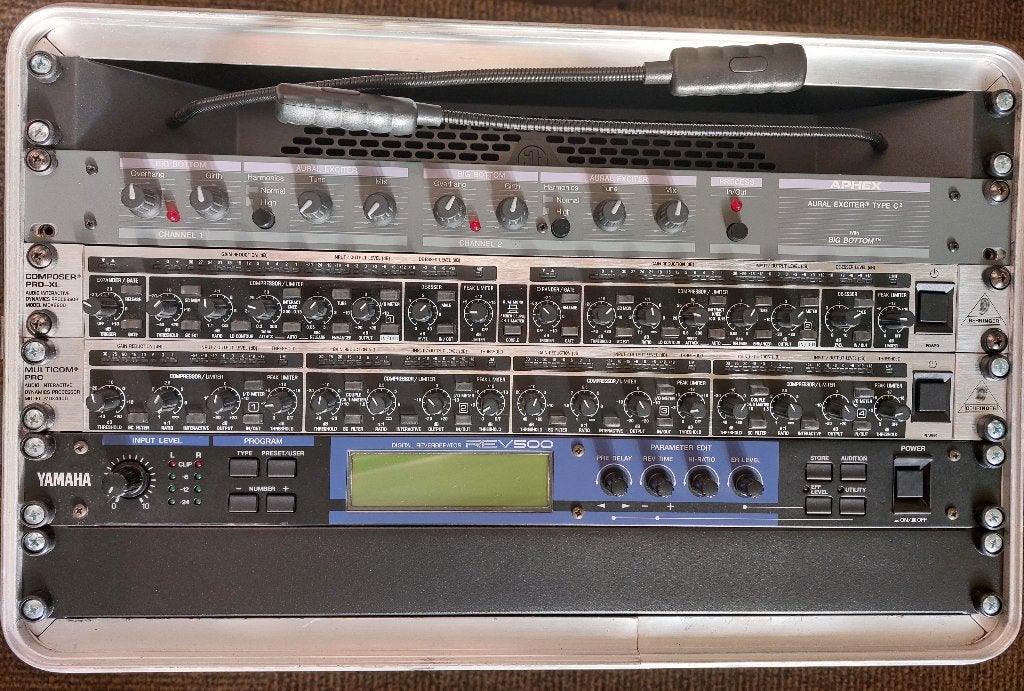 Effectenrack Aphex, Behringer & Yamaha, Muziek en Instrumenten, Ophalen of Verzenden, Gebruikt, Delay of Echo