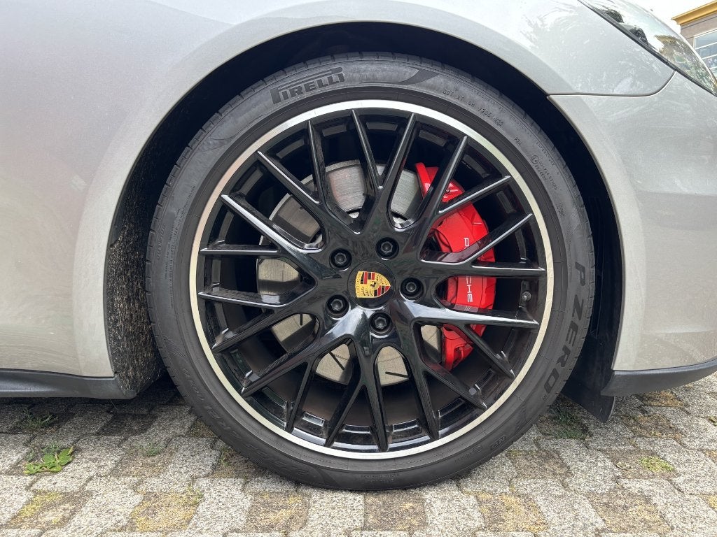 21" Porsche, 4 velgen, winterbanden - goede staat, Auto-onderdelen, Banden en Velgen, Ophalen, Gebruikt, Velg(en), 275 mm