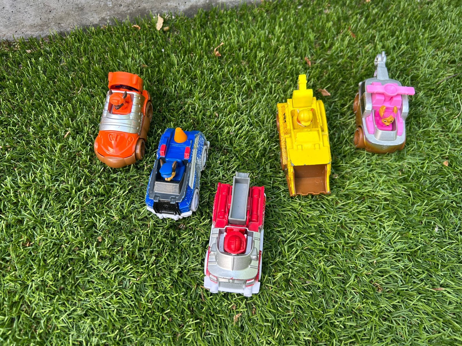 Metalen Paw Patrol auto's, Ophalen, Zo goed als nieuw