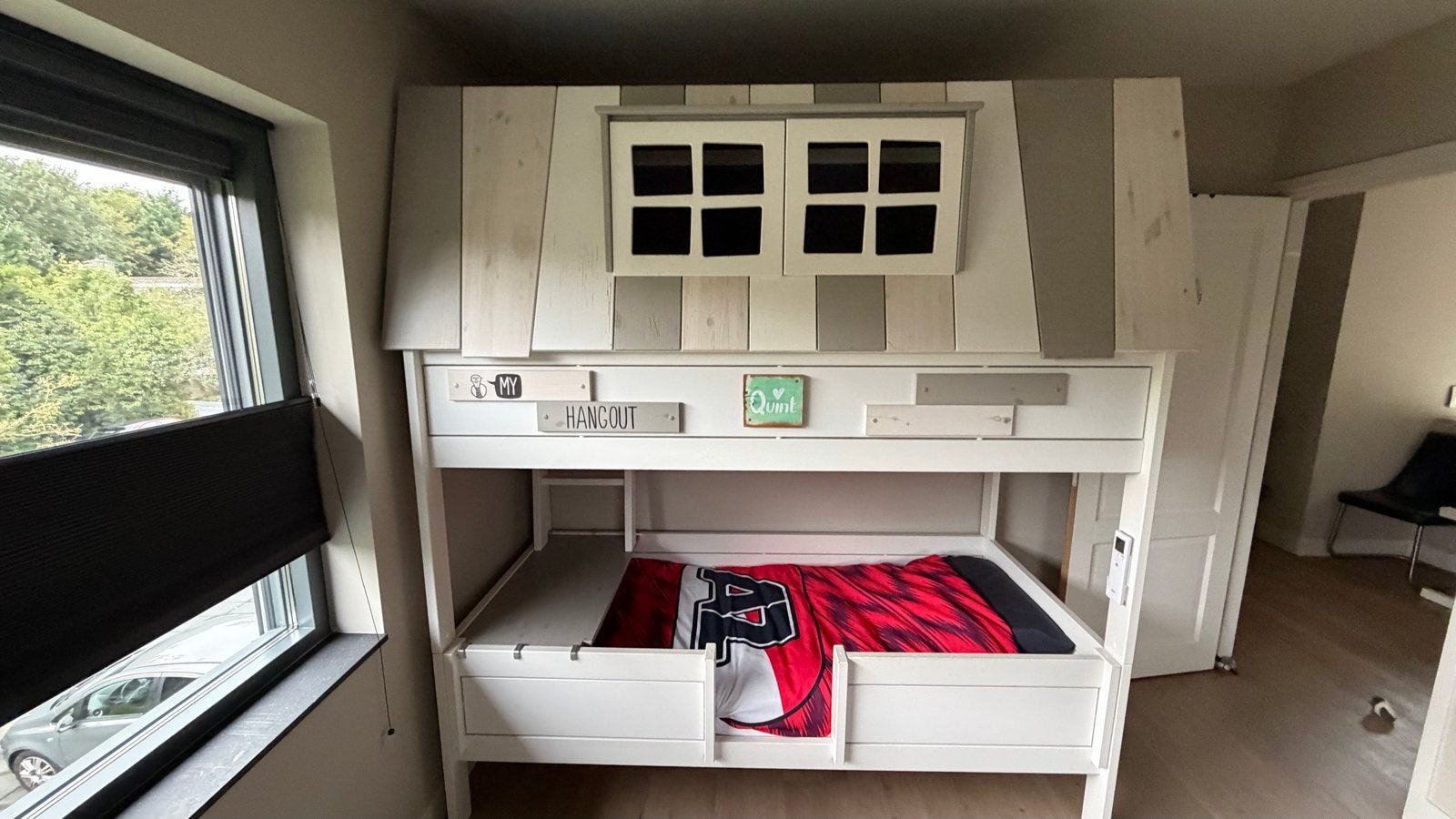 Lifetime Hangout Avonturenbed incl matras (nieuwprijs 2647€), Ophalen, 85 tot 100 cm, Gebruikt, Hoogslaper of Stapelbed