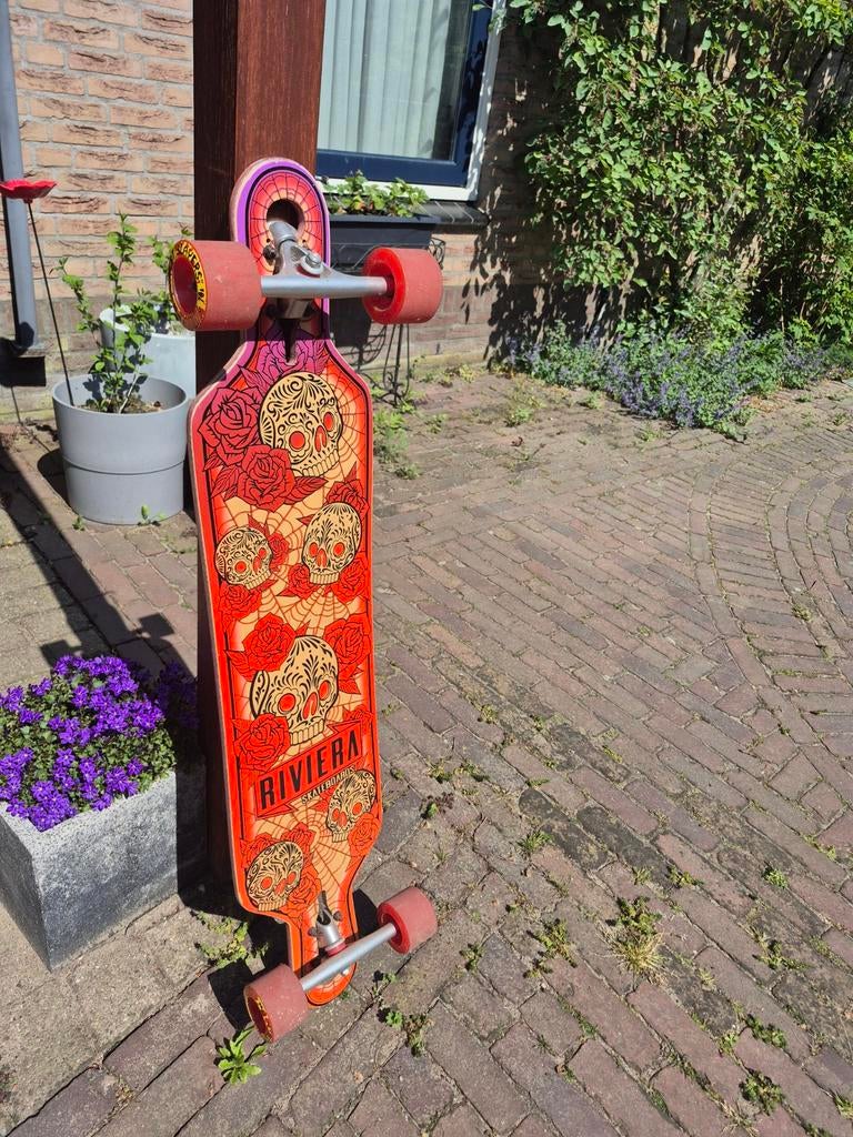 Riviera Los Muertos longboard, Sport en Fitness, Skateboarden, Zo goed als nieuw, Overige typen, Longboard, Ophalen