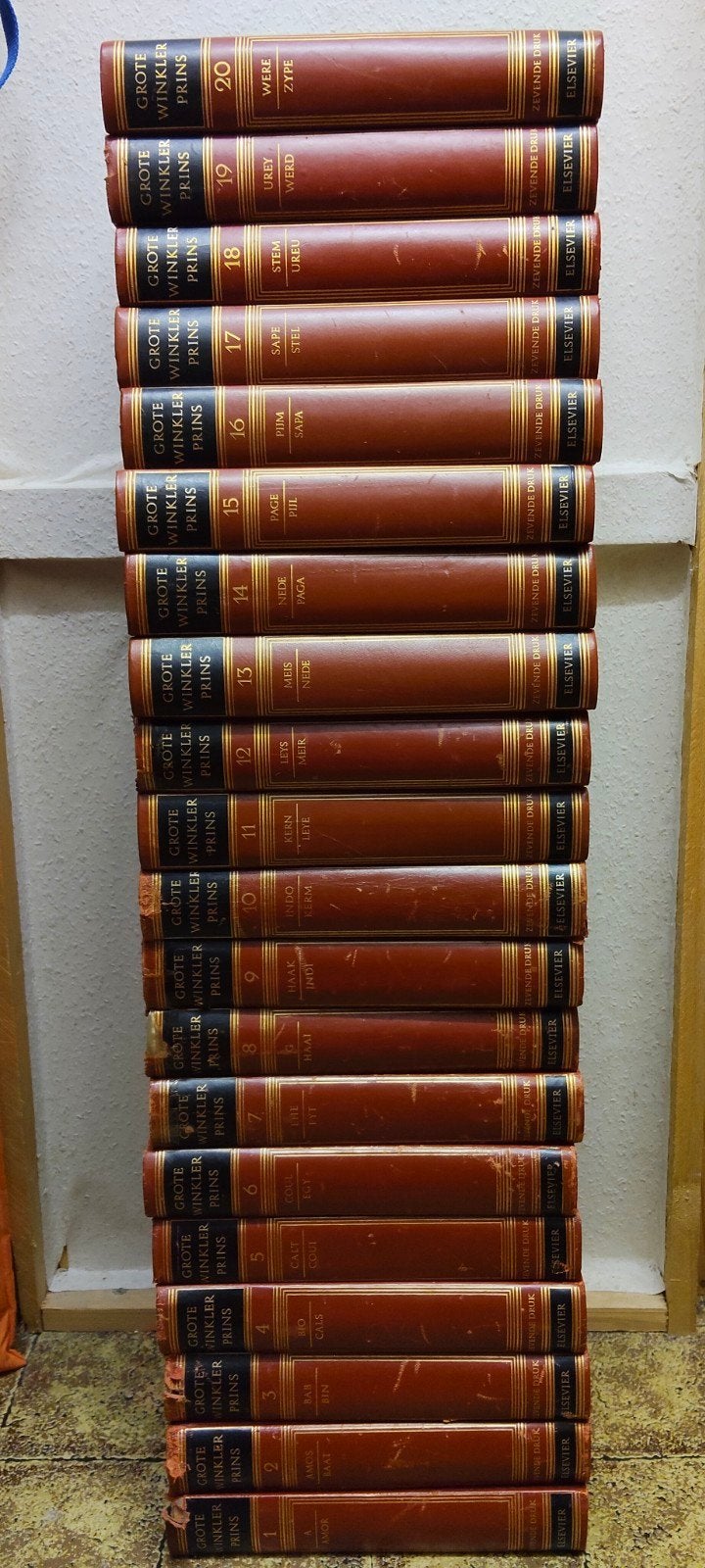Grote Winkler Prins Encyclopedie (deel 1-20 + jaarboeken), Boeken, Encyclopedieën, Ophalen, Zo goed als nieuw, Algemeen