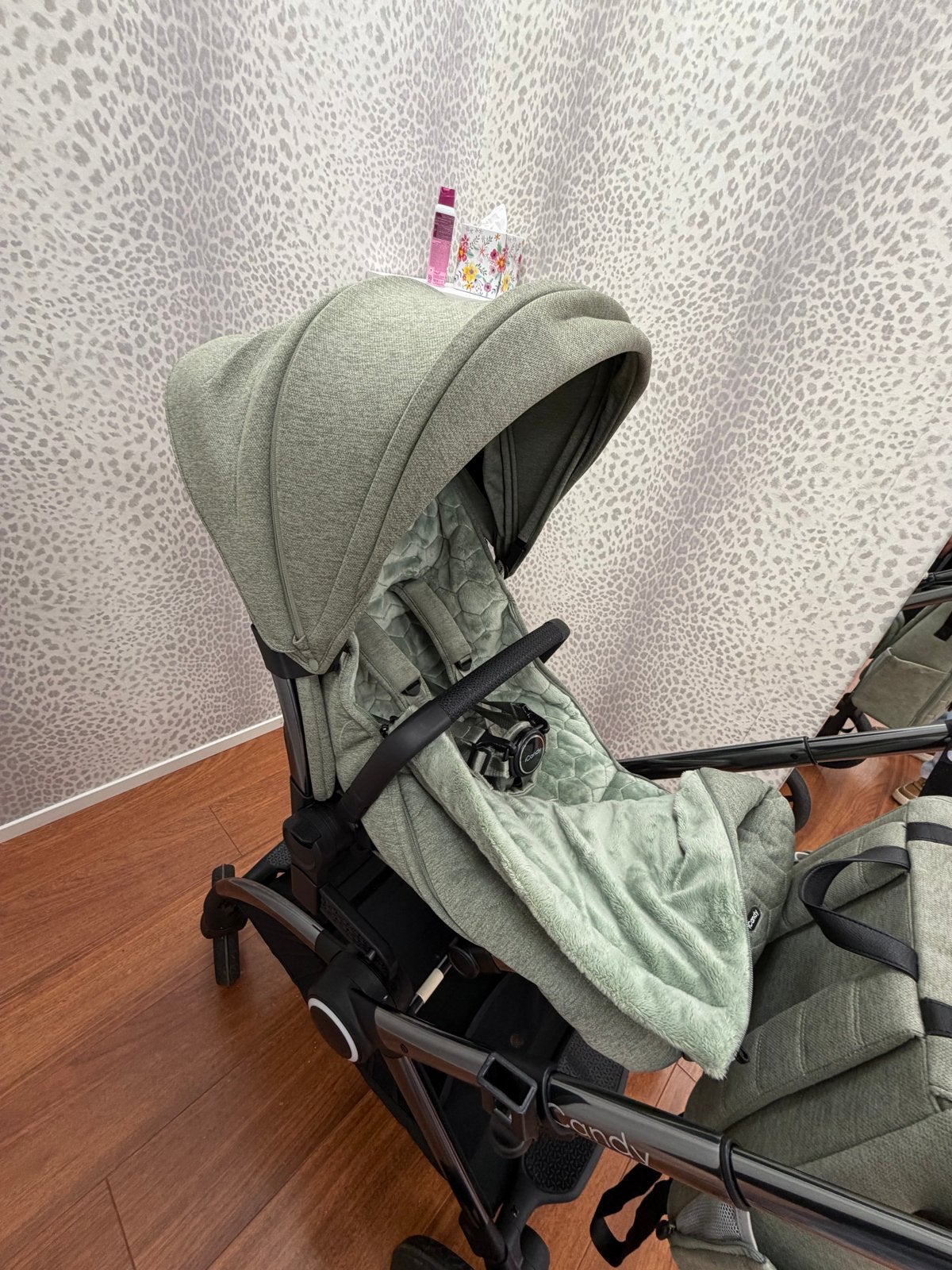 iCandy kinderwagen met reiswieg en accessoires, Zo goed als nieuw, Combiwagen, Met autostoeltje, Ophalen