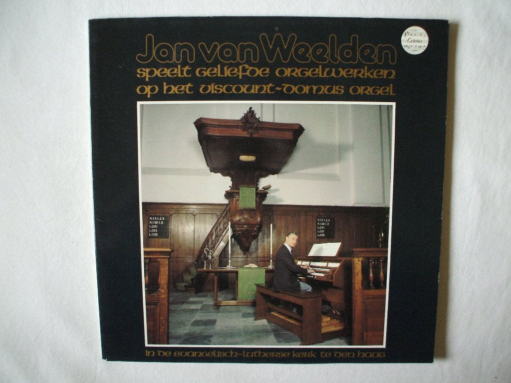 Jan van Weelden speelt geliefde orgelwerken LP, LP, Gebruikt, Overige typen, Ophalen of Verzenden