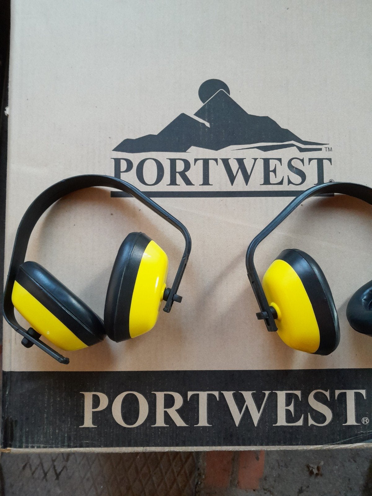 Portwest gehoorbeschermers, geel/zwart, Ophalen