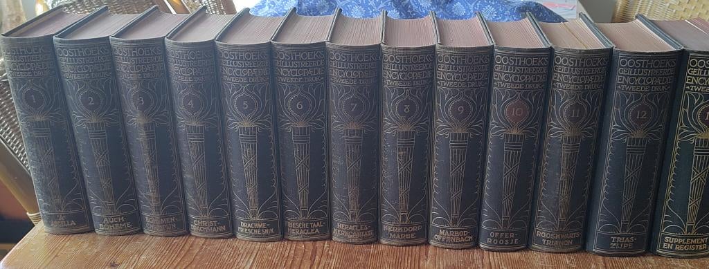 Oosthoeks geïllustreerde encyclopedie 2e druk, Complete serie, Algemeen, Ophalen, Gelezen