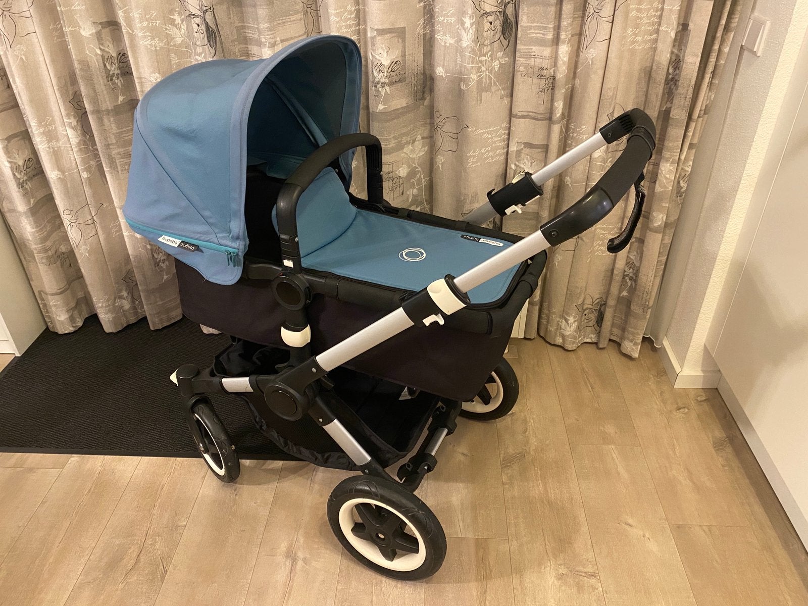 Bugaboo Buffalo kinderwagen Petrol met veel extras!, Ophalen, Gebruikt, Bugaboo, Combiwagen
