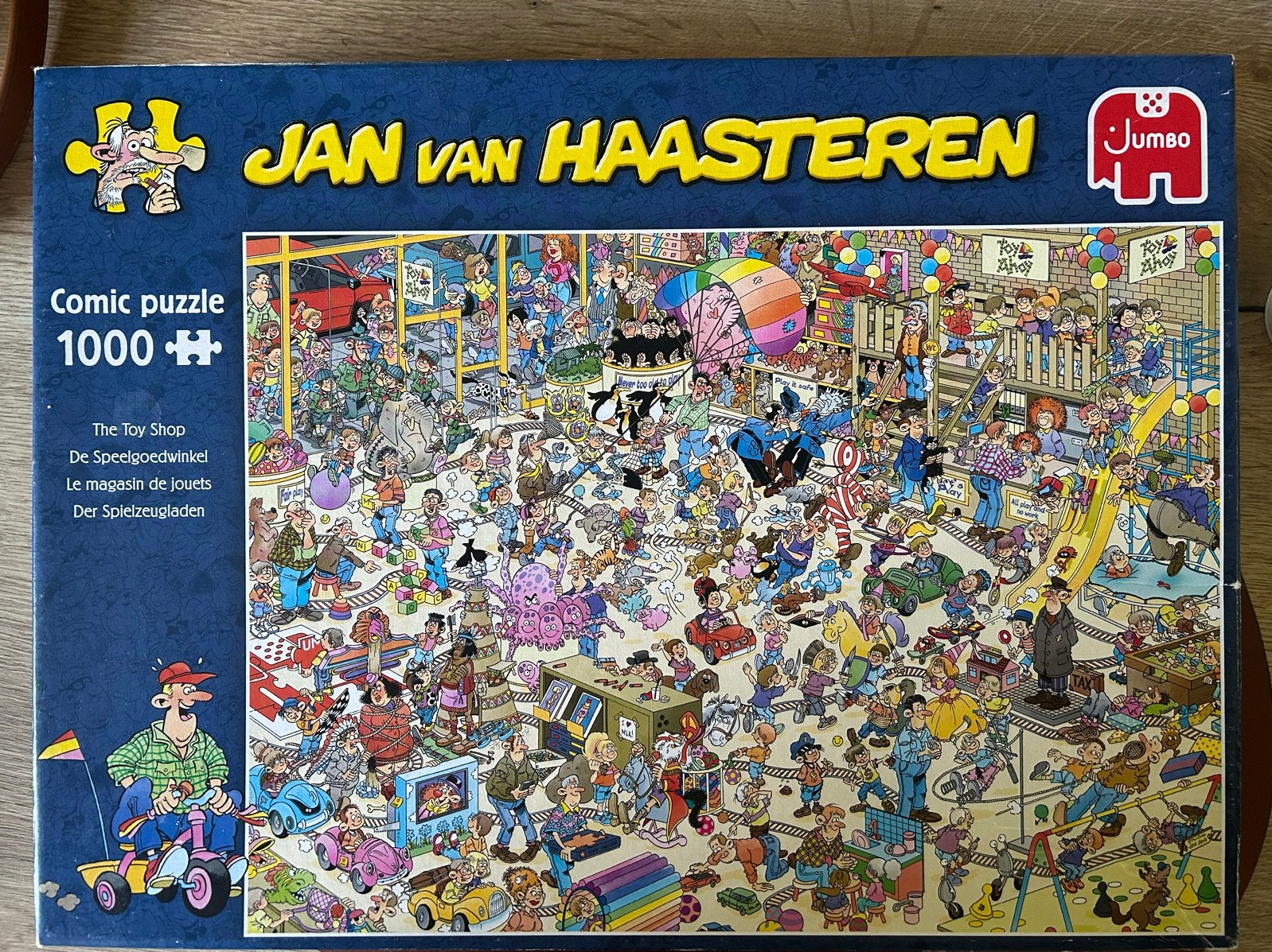 Haasteren puzzel 1000 st  - De Speelgoedwinkel ruilen/kopen, Hobby en Vrije tijd, Ophalen, 500 t/m 1500 stukjes, Gebruikt, Legpuzzel