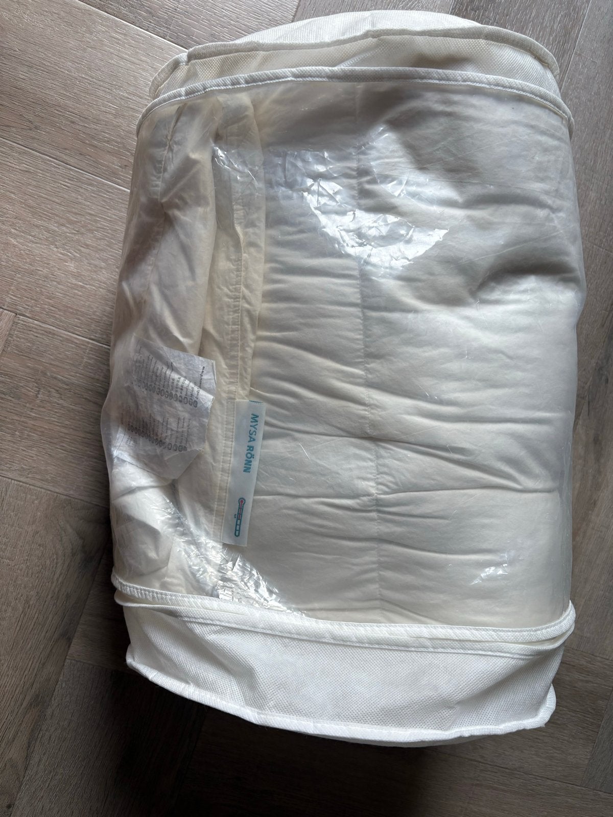 IKEA MYSA RÖNN dekbed 2.40x2.00, Ophalen, Gebruikt, Eenpersoons, Wit