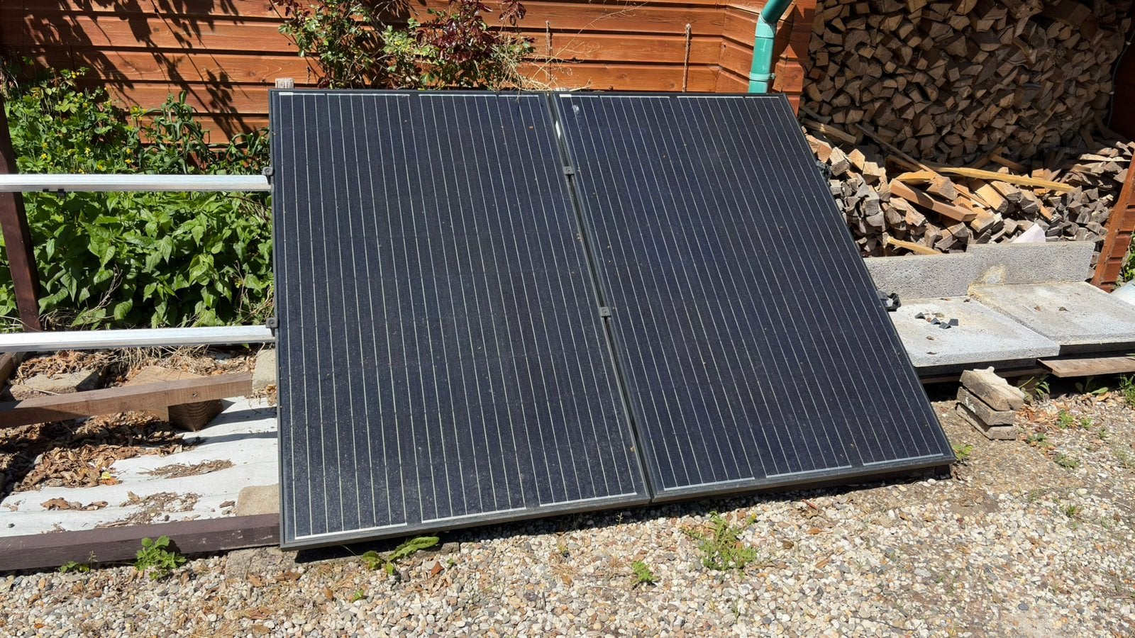 2 panelen te koop 280wp, Doe-het-zelf en Verbouw, Zonnepanelen en Toebehoren, Ophalen, Zo goed als nieuw, Overige typen, Minder dan 100 wattpiek
