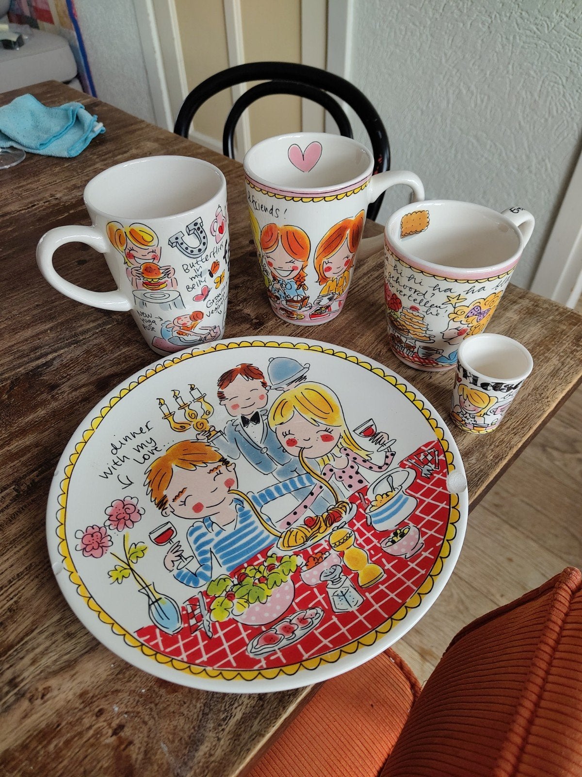 Blond Amsterdam Servies Set - Diverse Items, Ophalen, Keramiek, Zo goed als nieuw, Modern