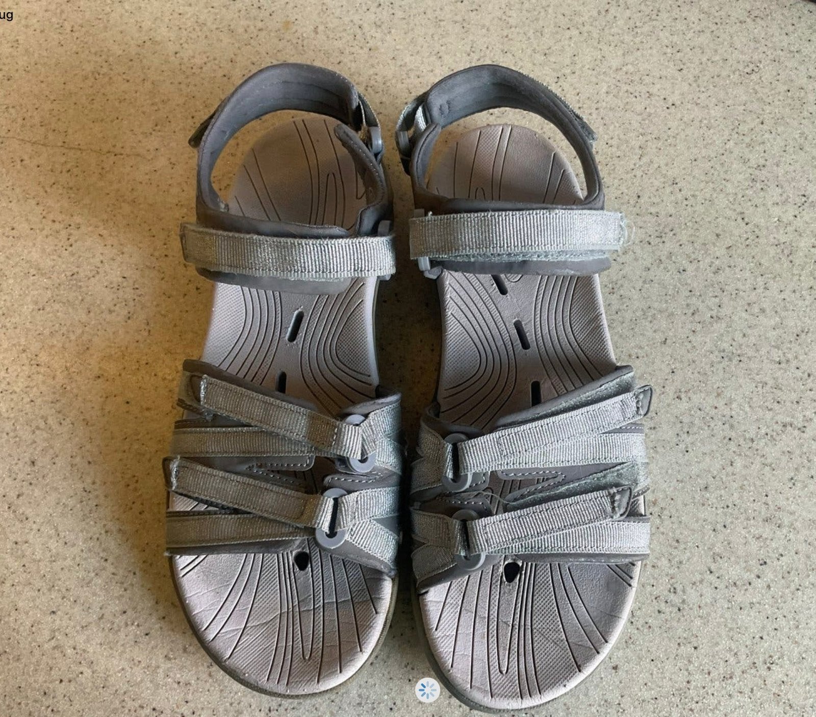 nette sandalen van human nature. ANWB Maat 40. zilvergrijs, Ophalen of Verzenden, Gedragen, Grijs