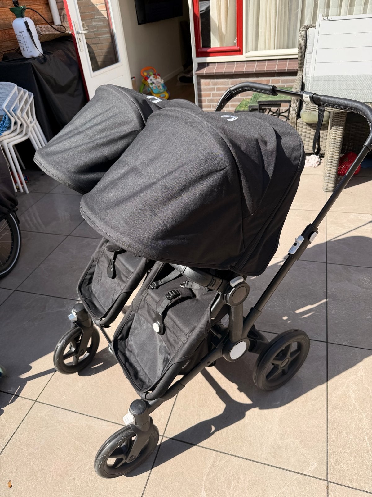 Bugaboo Donkey 5 Duo - Complete set voor twee kinderen, Ophalen of Verzenden, Zo goed als nieuw, Combiwagen, Duowagen
