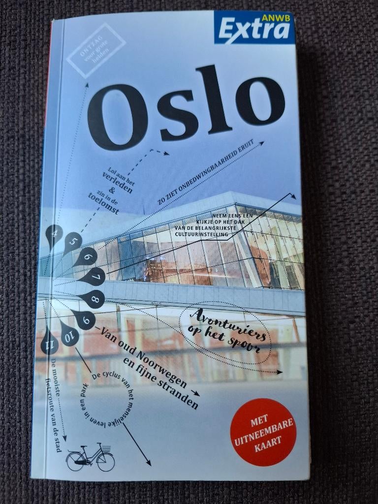 ANWB reisgids Oslo + kaart, Gelezen, Europa, Ophalen of Verzenden, Reisgids of -boek