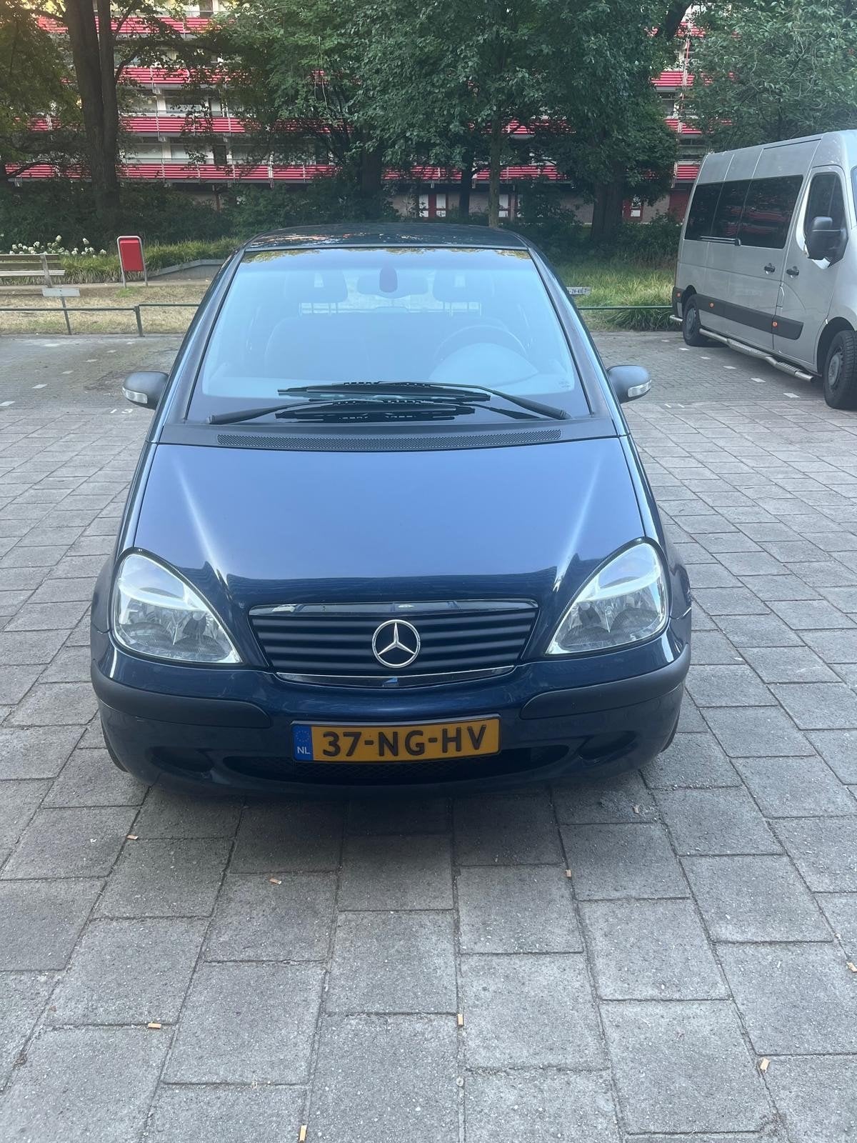 Mercedes-Benz A-Klasse 1.4 A140 2003 Blauw, Auto's, Mercedes-Benz, Voorwielaandrijving, 1005 kg, 40 €/maand, 4 cilinders