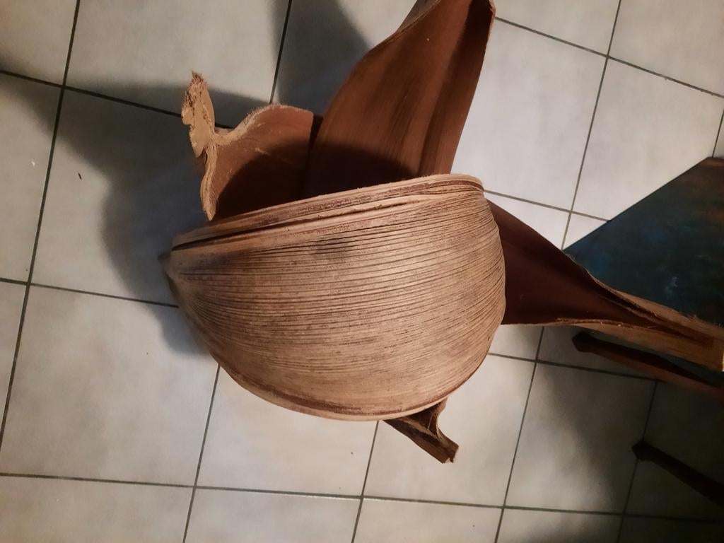 Bloem Decoratie, Ophalen, Zo goed als nieuw, Ovaal, Hout