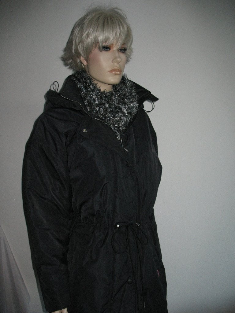 Fabienne Chapot Winterjas met Capuchon Zwart Maat 36 / 38, Kleding | Dames, Zwart, Nieuw, Ophalen of Verzenden, Fabienne Chapot