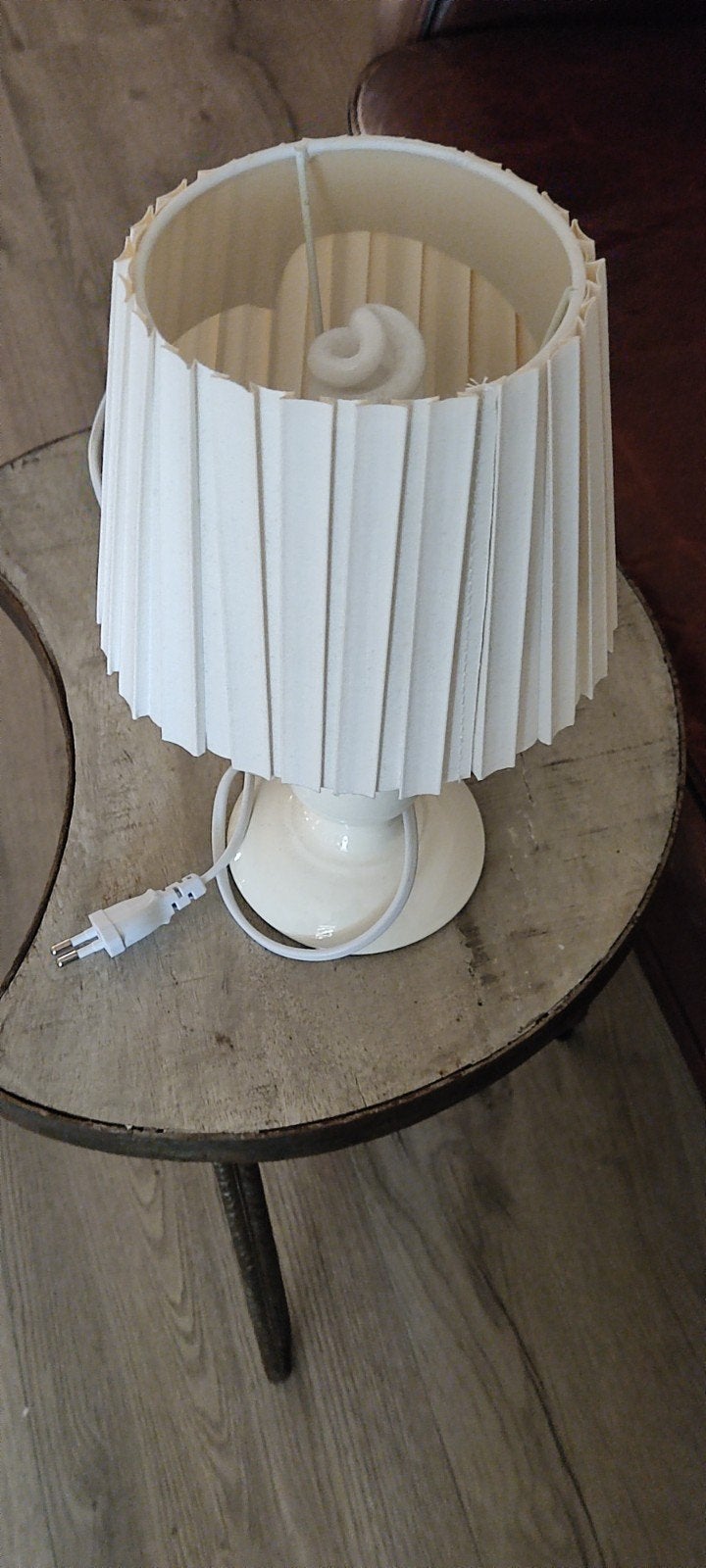 staande lamp, Ophalen, Papier/karton, Gebruikt, Tafellamp