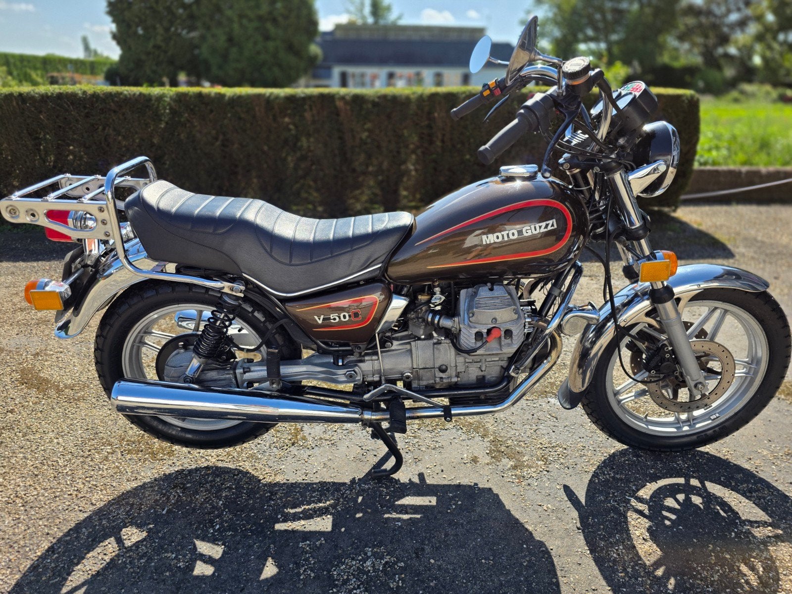 Moto Guzzi V50c 1983, Motoren, 2 cilinders, Overig, 500 cc